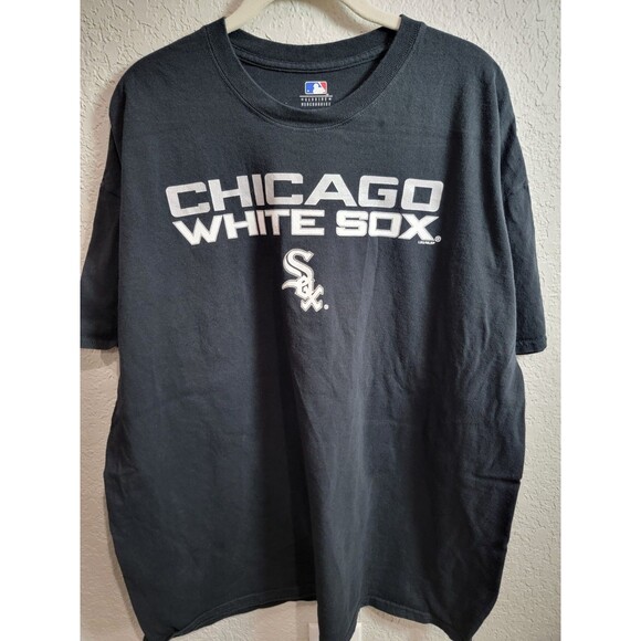 Chicago White Sox Baseball Mens T Shirt Size 2XL Black - Picture 2 of 3